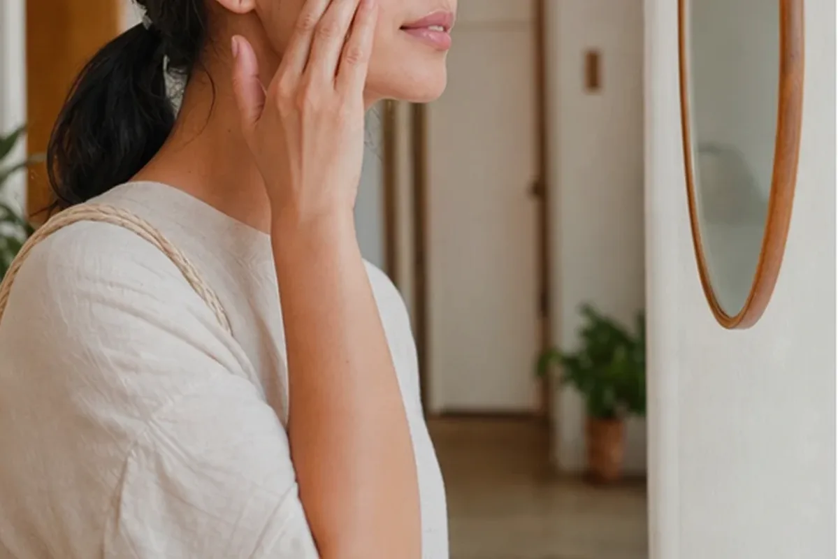 Redaktioneller Beauty-Moment zur Ausgangslage bei Hyaluron-Serum für unreine Haut
