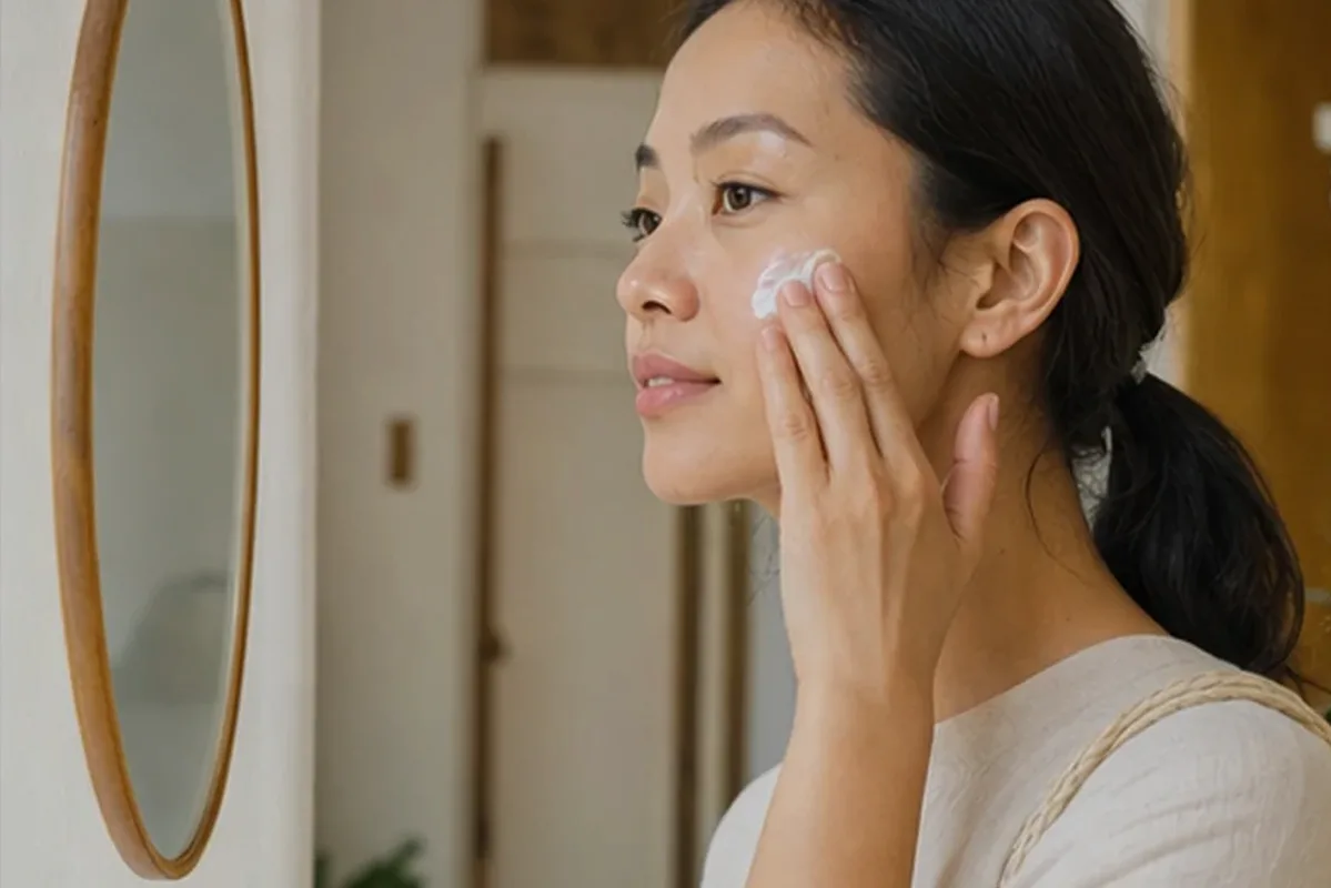 Authentische Beauty-Routine passend zum Thema Gesichtsreinigung für unreine Haut