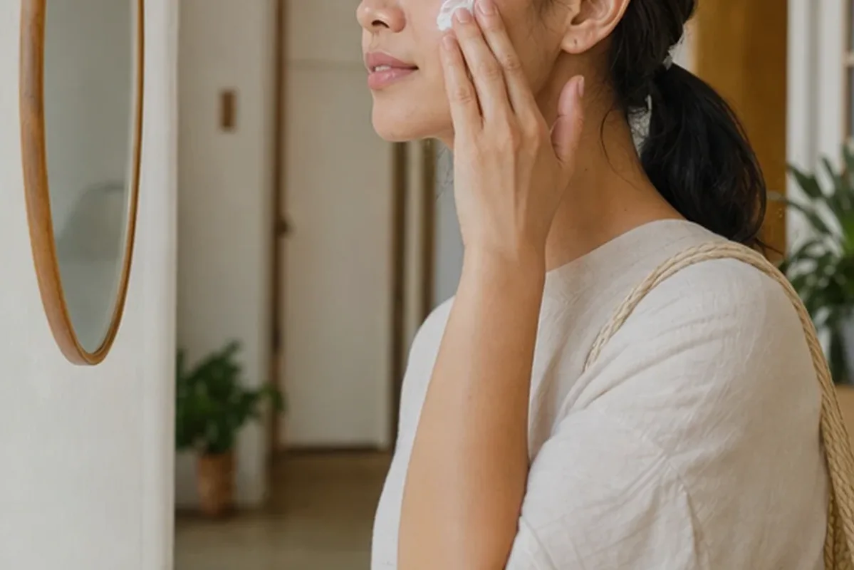 Redaktionelle Detailaufnahme zur Orientierung bei Sonnenschutz für empfindliche Haut