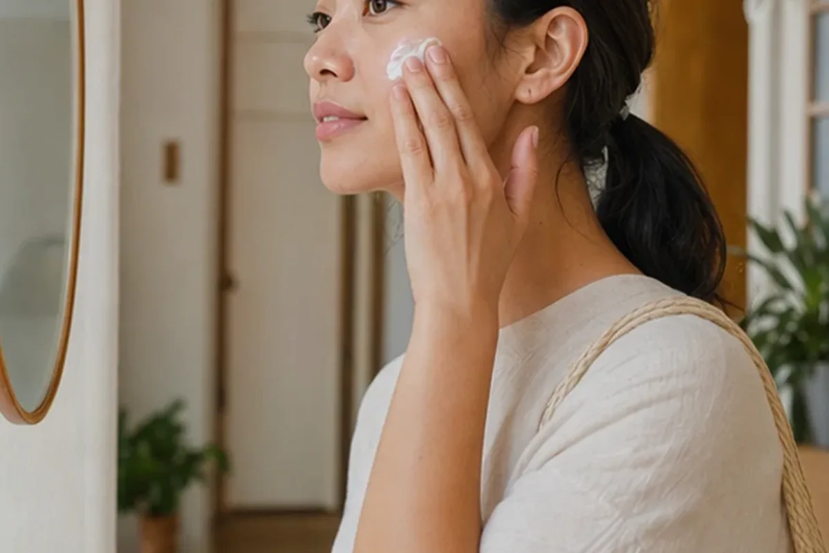 Redaktioneller Beauty-Moment zur Ausgangslage bei Hyaluron-Serum bei Rötungen