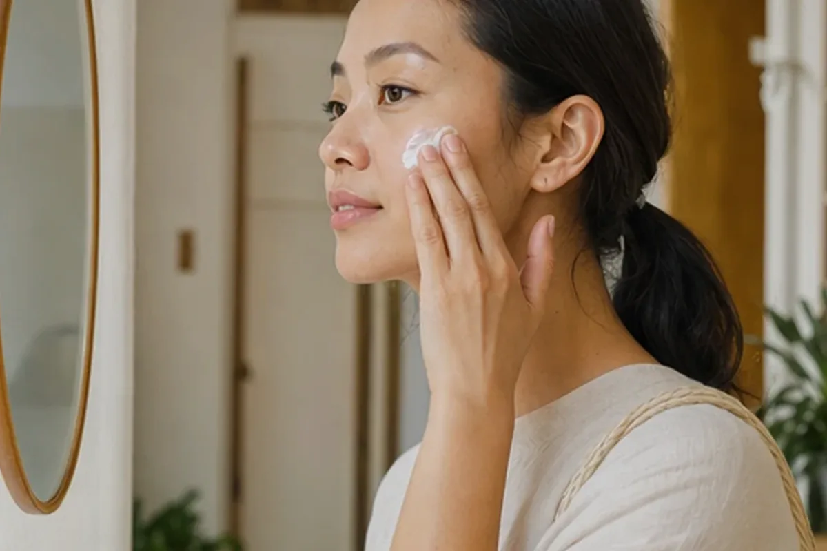 Redaktioneller Beauty-Moment zur Ausgangslage bei Gesichtscreme für unreine Haut
