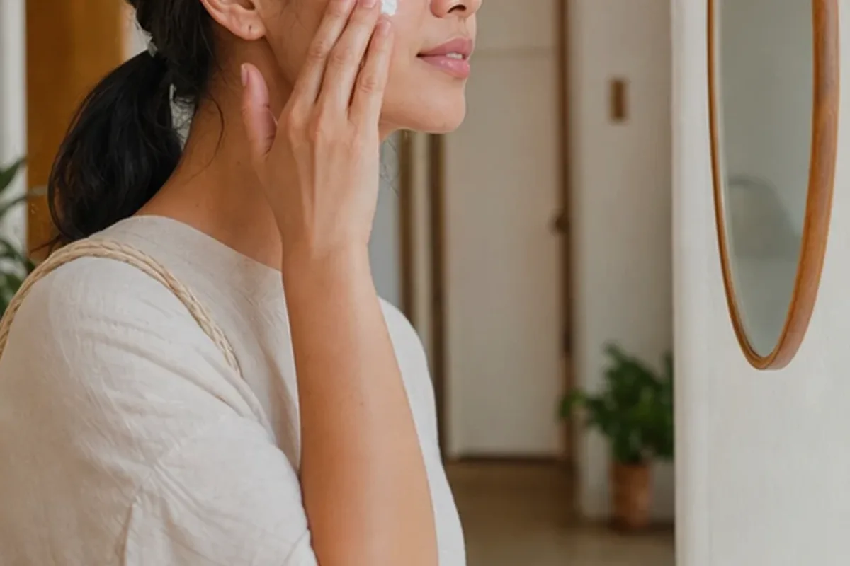 Authentische Beauty-Routine passend zum Thema Mizellenwasser für Mischhaut