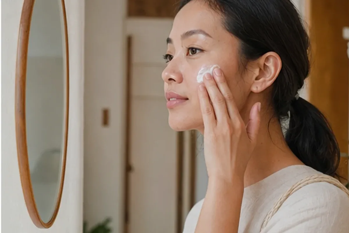 Redaktioneller Beauty-Moment zur Ausgangslage bei Augenpflege für fettige Haut