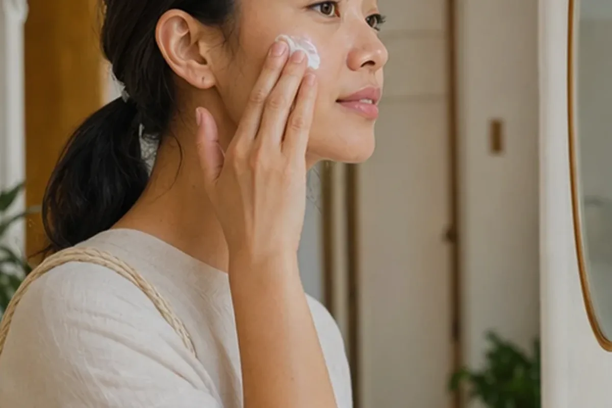 Authentischer Wohlfühlmoment passend zum Beauty-Thema Chemisches Peeling bei Rötungen