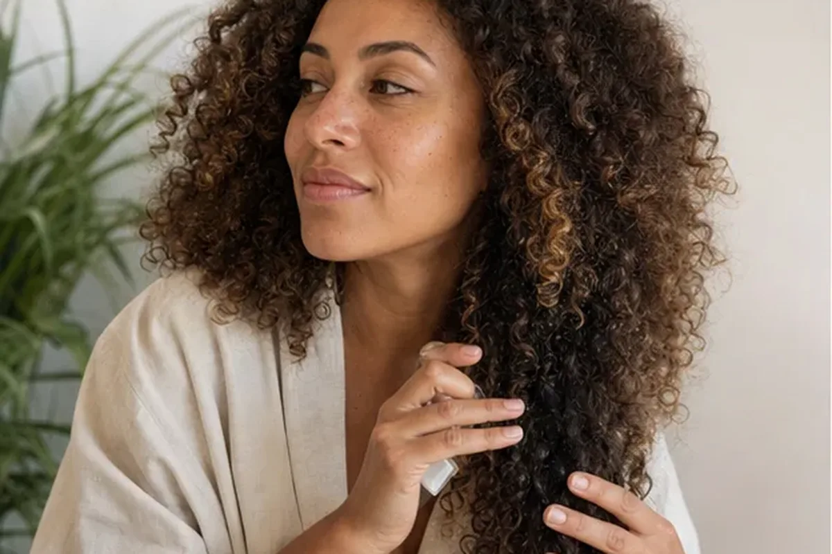 Redaktioneller Beauty-Moment zur Ausgangslage bei Haartrockner für feines Haar