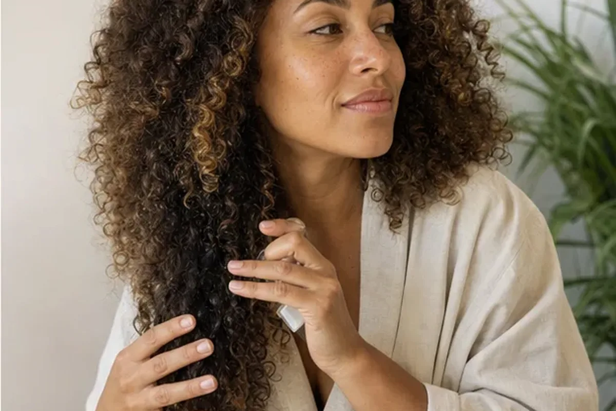 Authentische Beauty-Routine passend zum Thema Lockengel für lockiges Haar