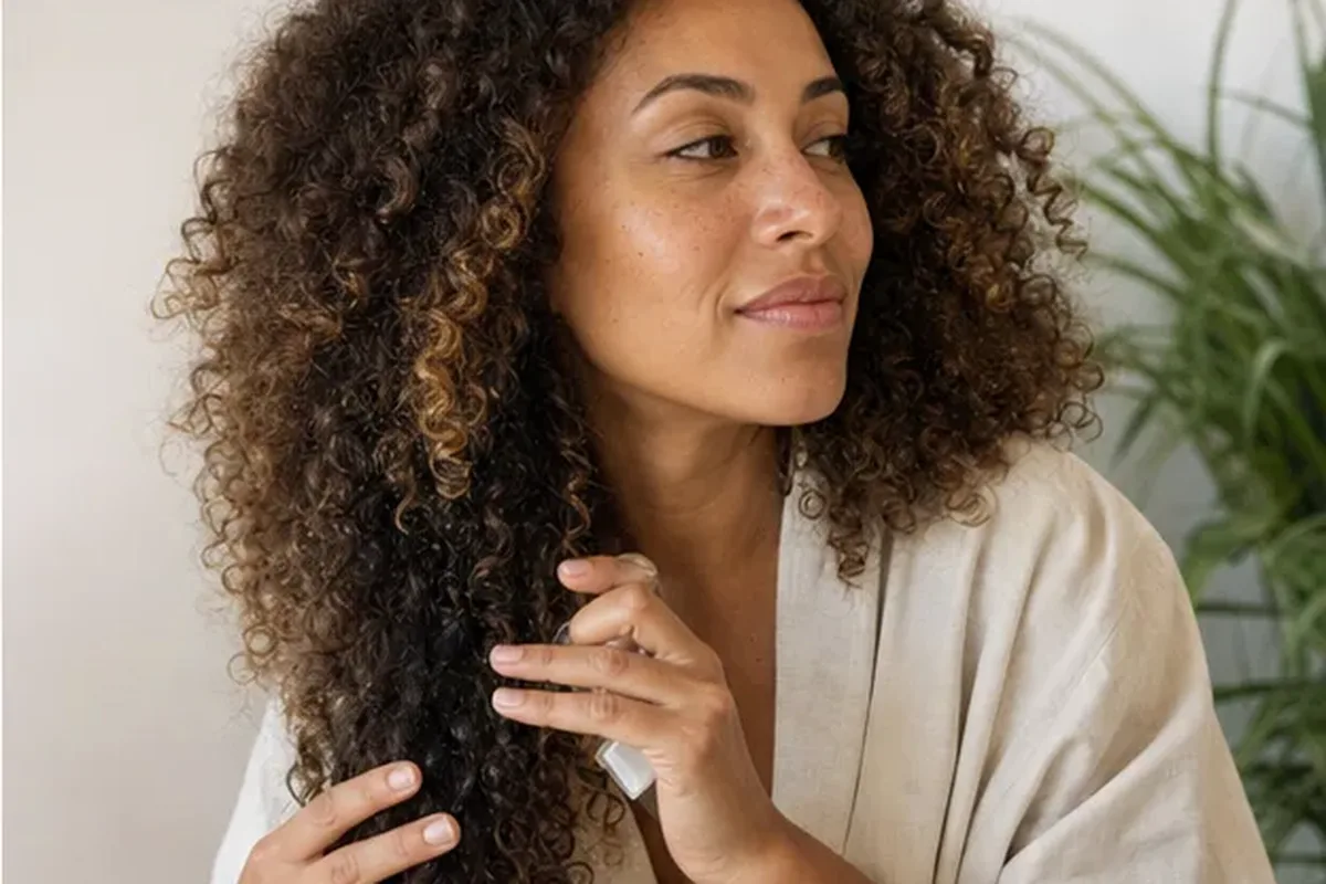 Emotionaler und authentischer Anwendungsmoment rund um Conditioner für feines Haar