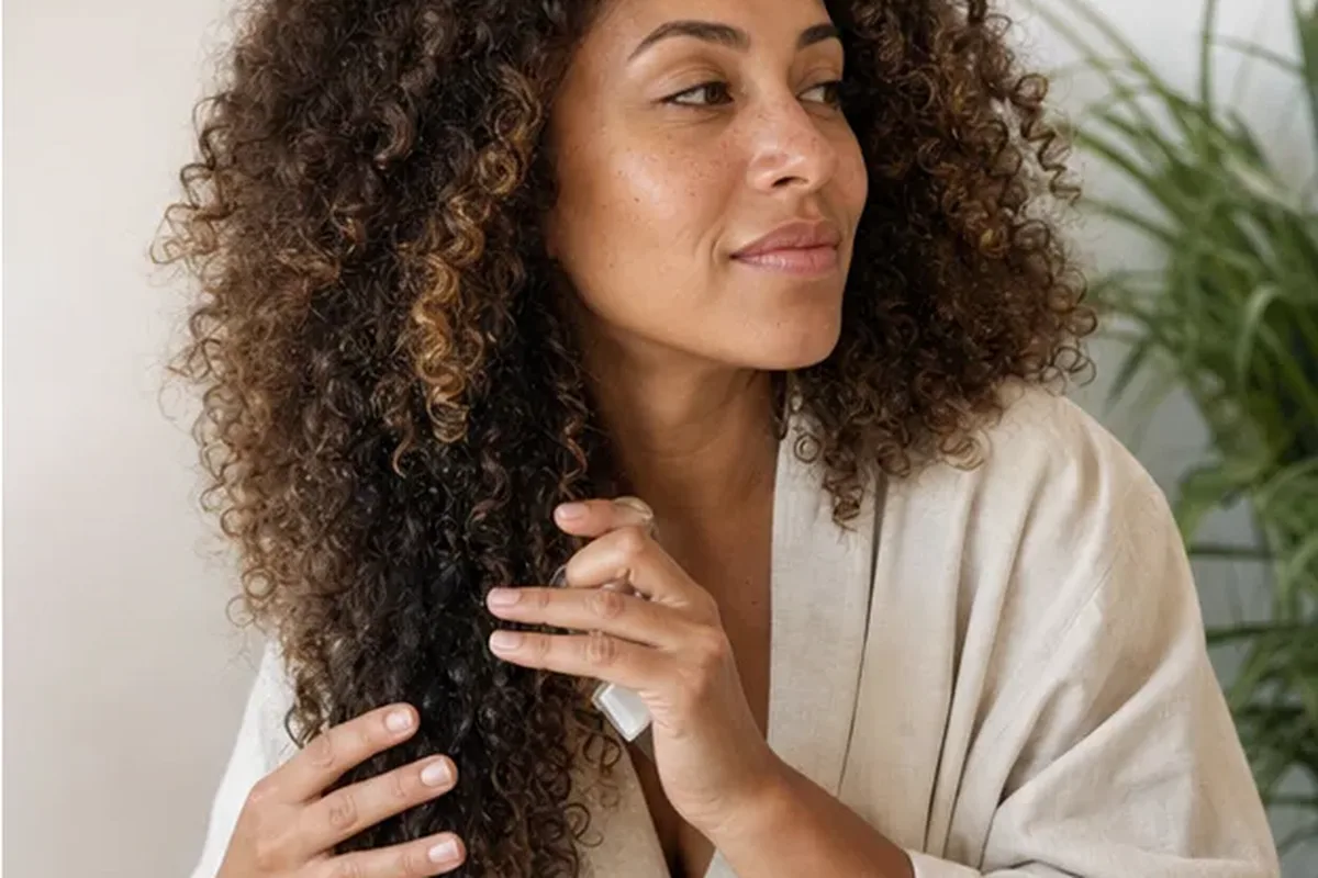 Authentische Beauty-Routine passend zum Thema Silbershampoo für feines Haar