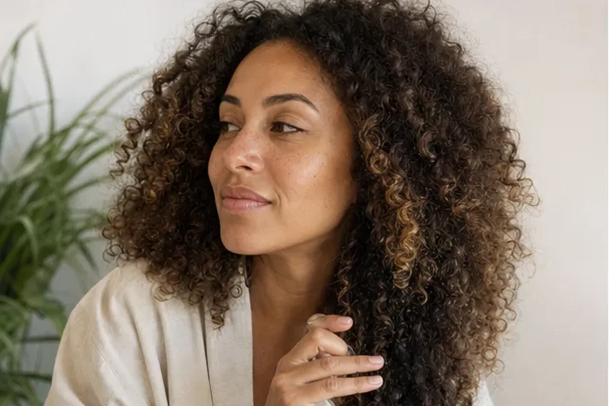 Emotionaler und authentischer Anwendungsmoment rund um Haartrockner bei Frizz