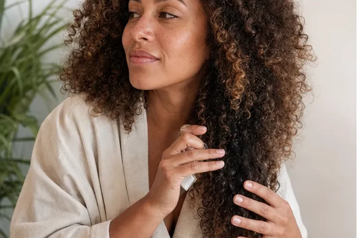 Redaktioneller Beauty-Moment zur Ausgangslage bei Haarmaske für trockenes Haar
