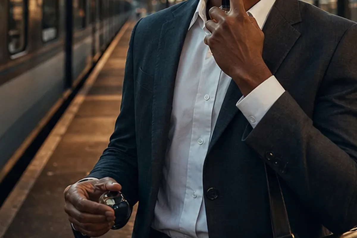 Emotionaler und authentischer Anwendungsmoment rund um Unisex-Parfum für Duftanfänger