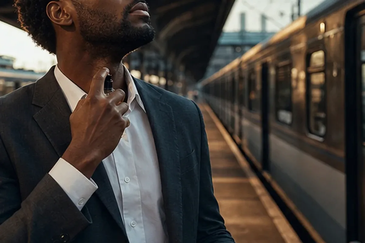 Authentischer Wohlfühlmoment passend zum Beauty-Thema Eau de Toilette für sensible Nasen