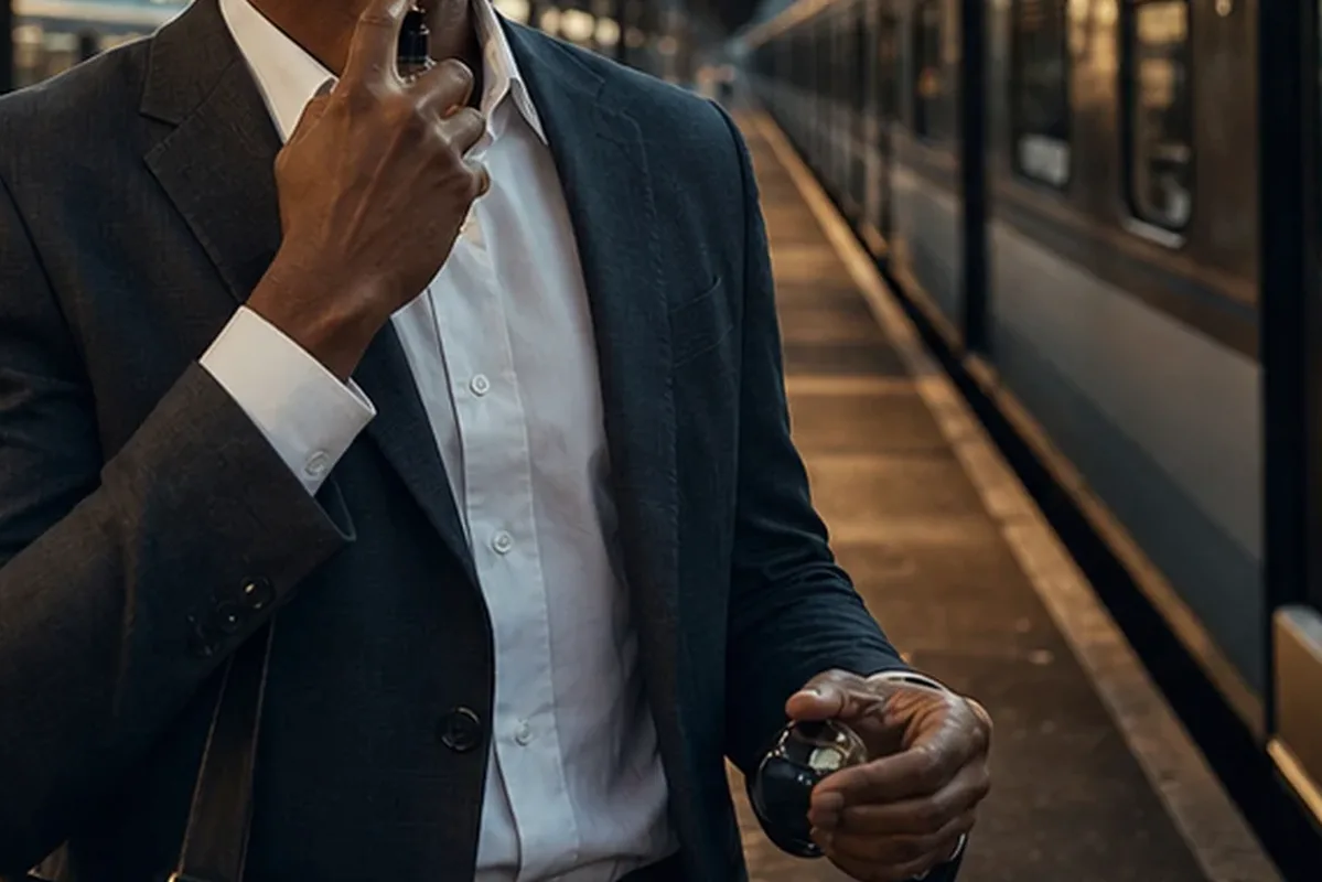 Emotionaler und authentischer Anwendungsmoment rund um Eau de Toilette für Duftanfänger
