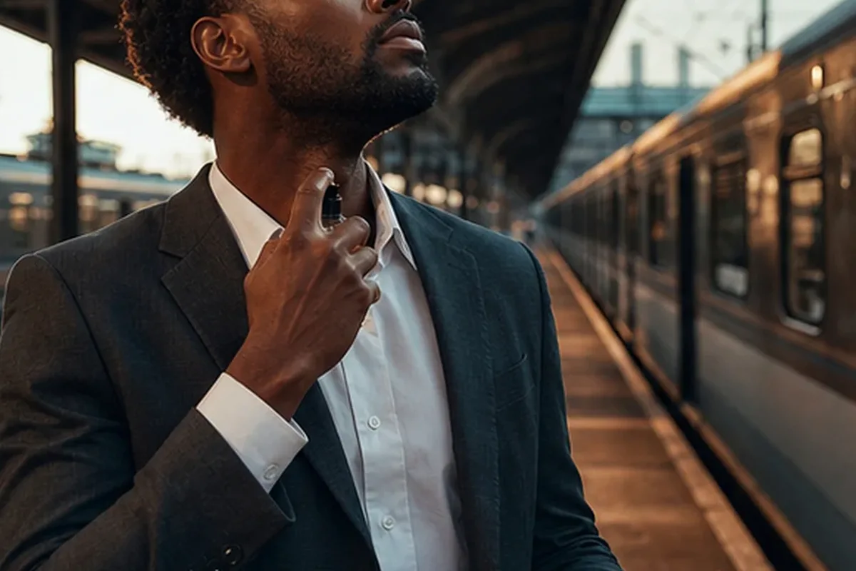 Authentischer Wohlfühlmoment passend zum Beauty-Thema Unisex-Parfum mit langer Haltbarkeit