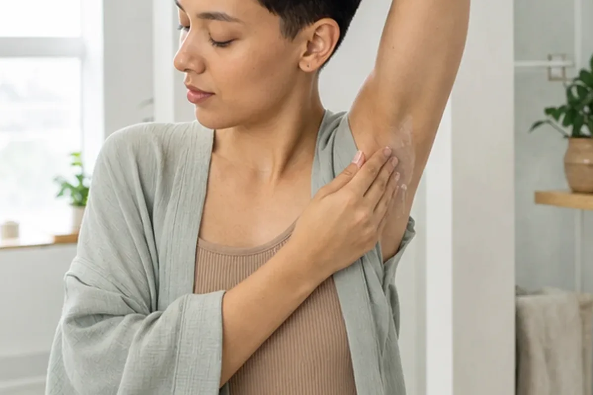 Authentische Beauty-Routine passend zum Thema Bikinizonen-Trimmer für langanhaltende Glätte