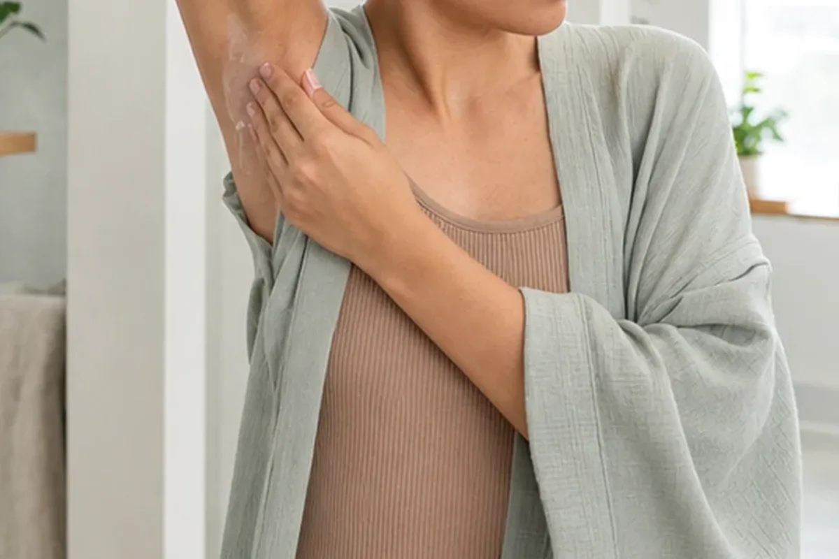 Hochwertige Beauty-Inszenierung zu Auswahlkriterien für Bikinizonen-Trimmer für feine Haare
