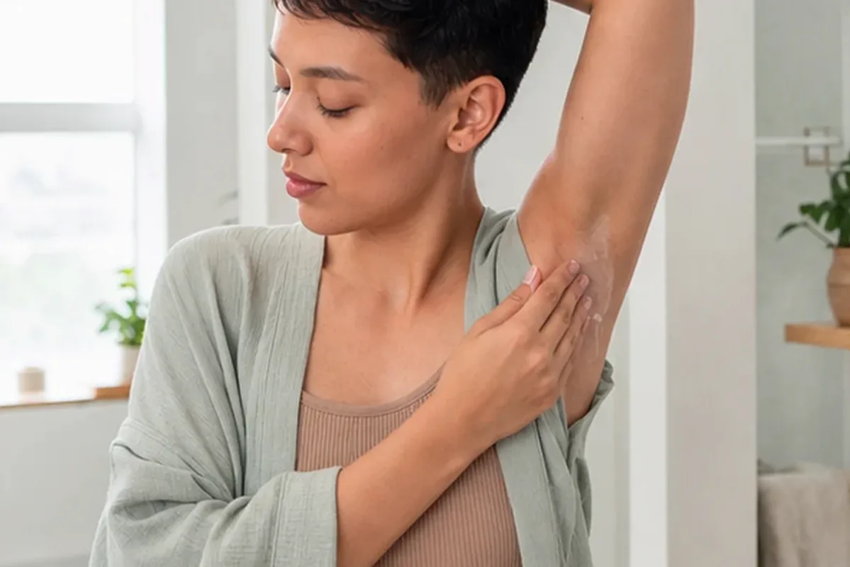 Redaktionelle Detailaufnahme zur Orientierung bei Rasiergel für empfindliche Haut