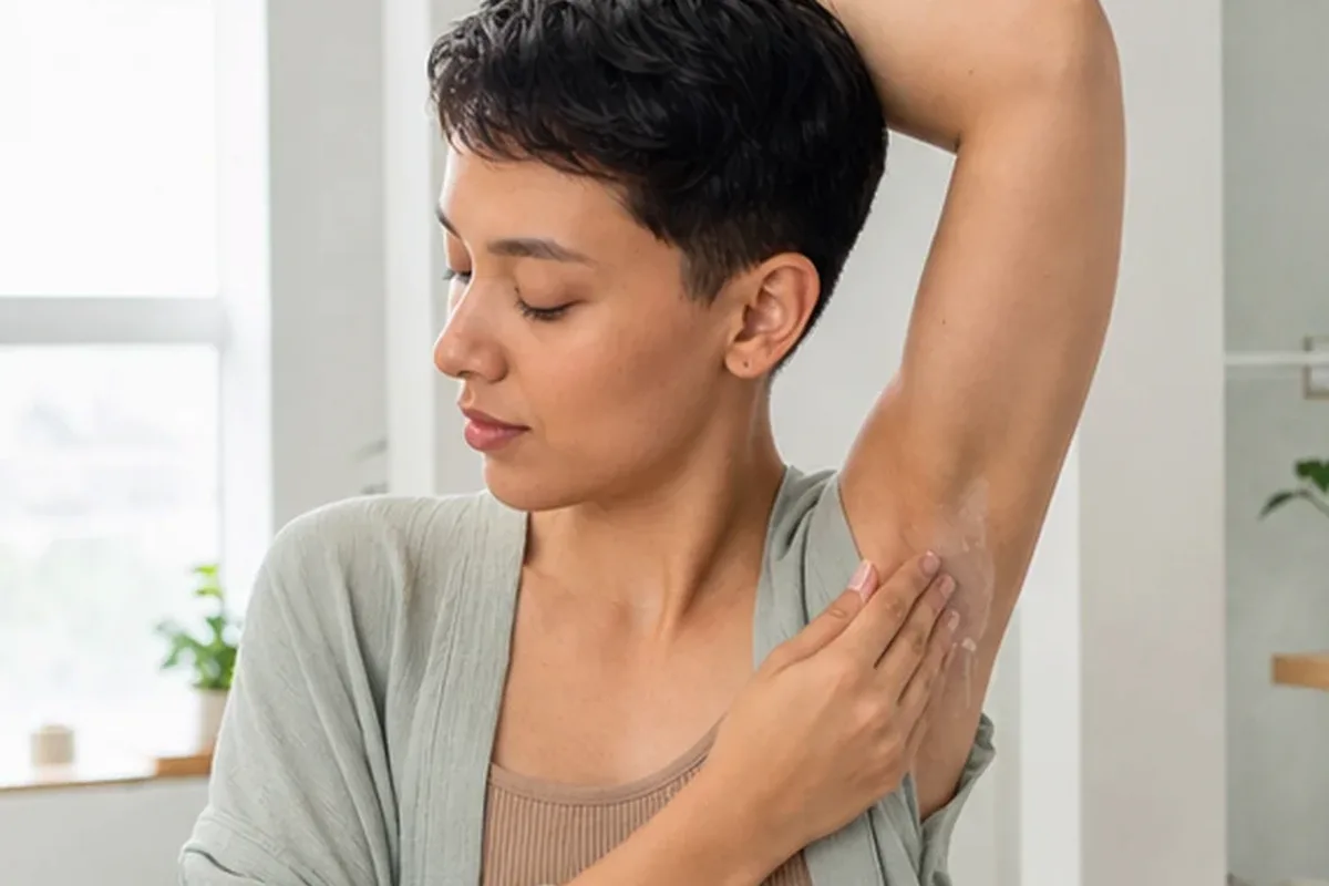 Redaktioneller Beauty-Moment zur Ausgangslage bei Enthaarungscreme bei Rasurbrand