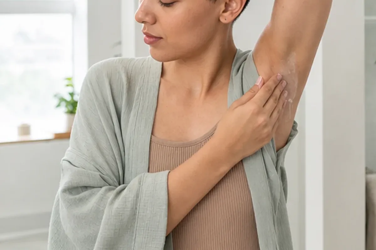 Redaktioneller Beauty-Moment zur Ausgangslage bei Sugaring-Paste bei eingewachsenen Haaren