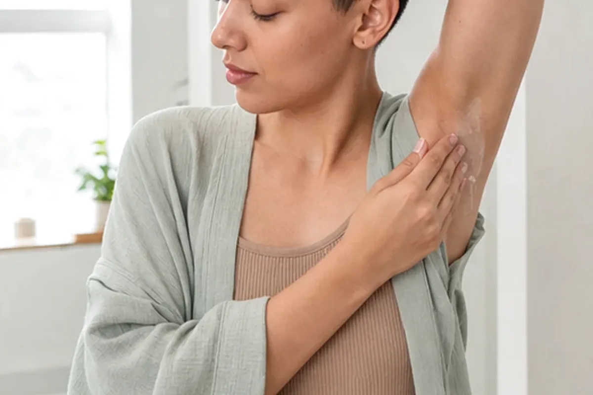 Authentische Beauty-Routine passend zum Thema Enthaarungscreme für feine Haare