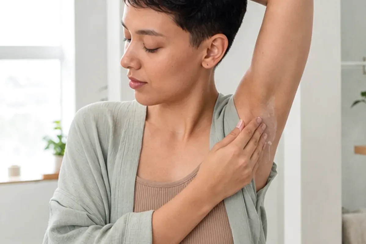 Authentische Beauty-Routine passend zum Thema Enthaarungscreme für eine schnelle Anwendung