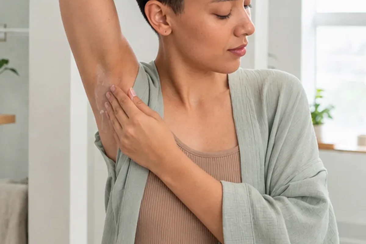 Emotionaler und authentischer Anwendungsmoment rund um Body-Trimmer bei eingewachsenen Haaren