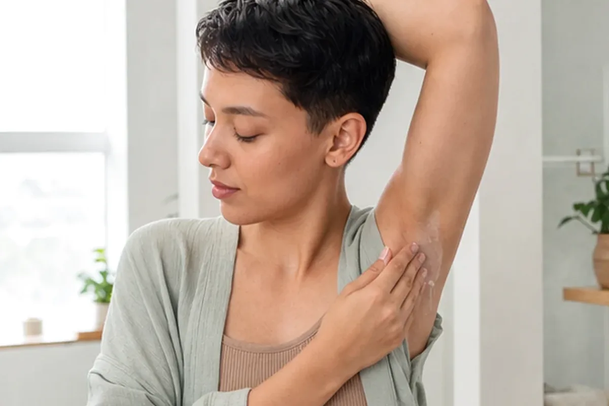Authentische Beauty-Routine passend zum Thema Nassrasierer für die Bikinizone