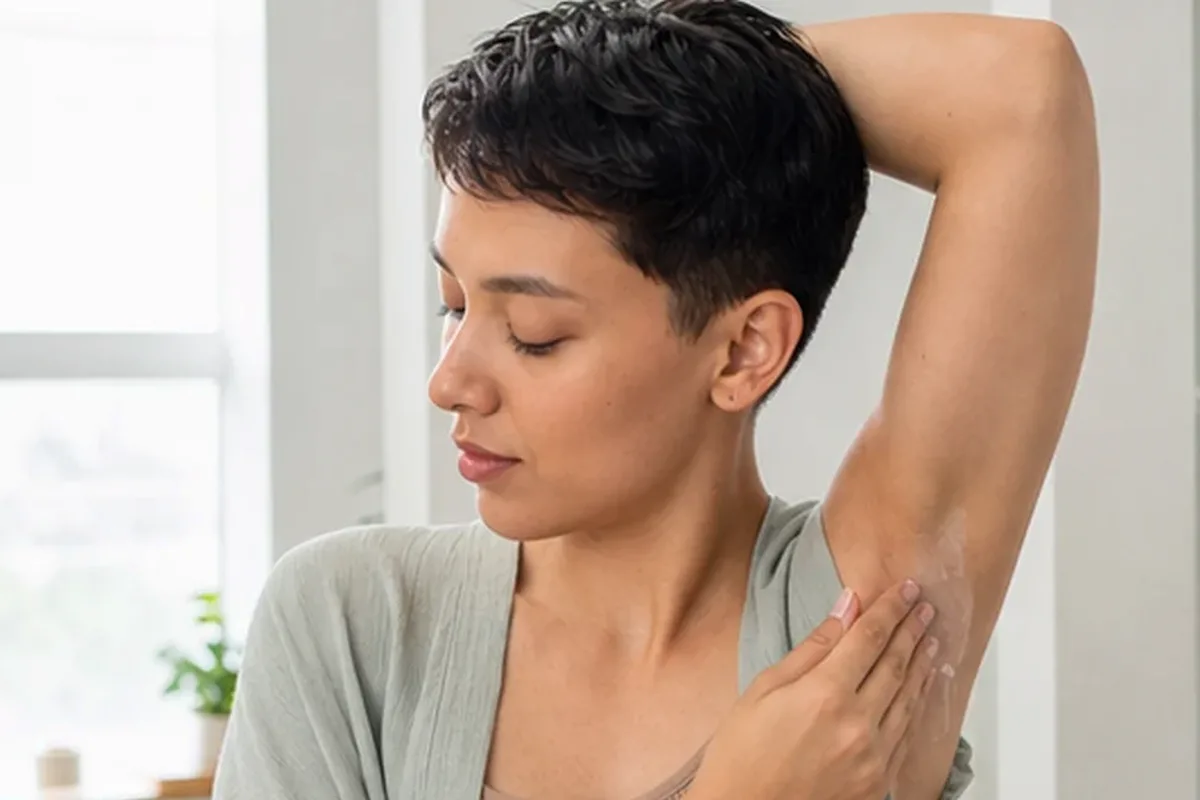 Authentische Beauty-Routine passend zum Thema After-Shave-Pflege bei Rasurbrand