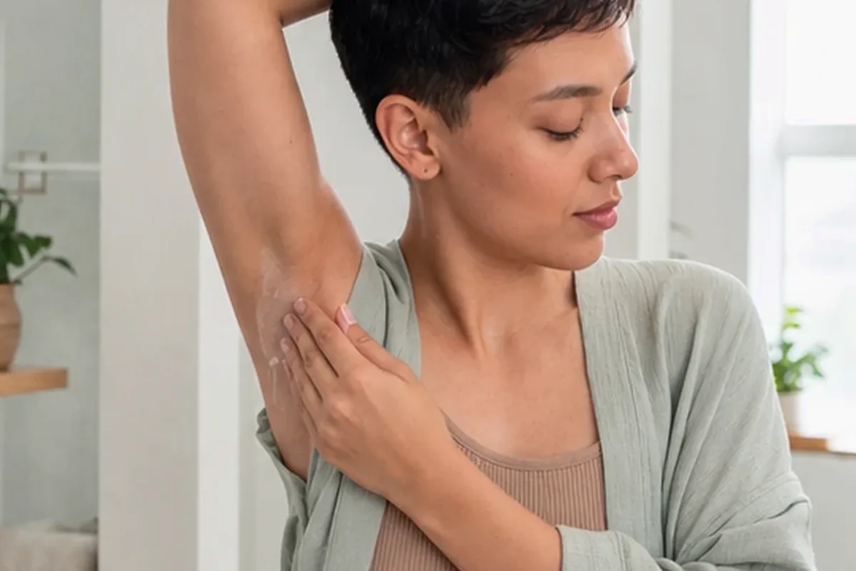Redaktioneller Beauty-Moment zur Ausgangslage bei Epilierer für dunkle Haare