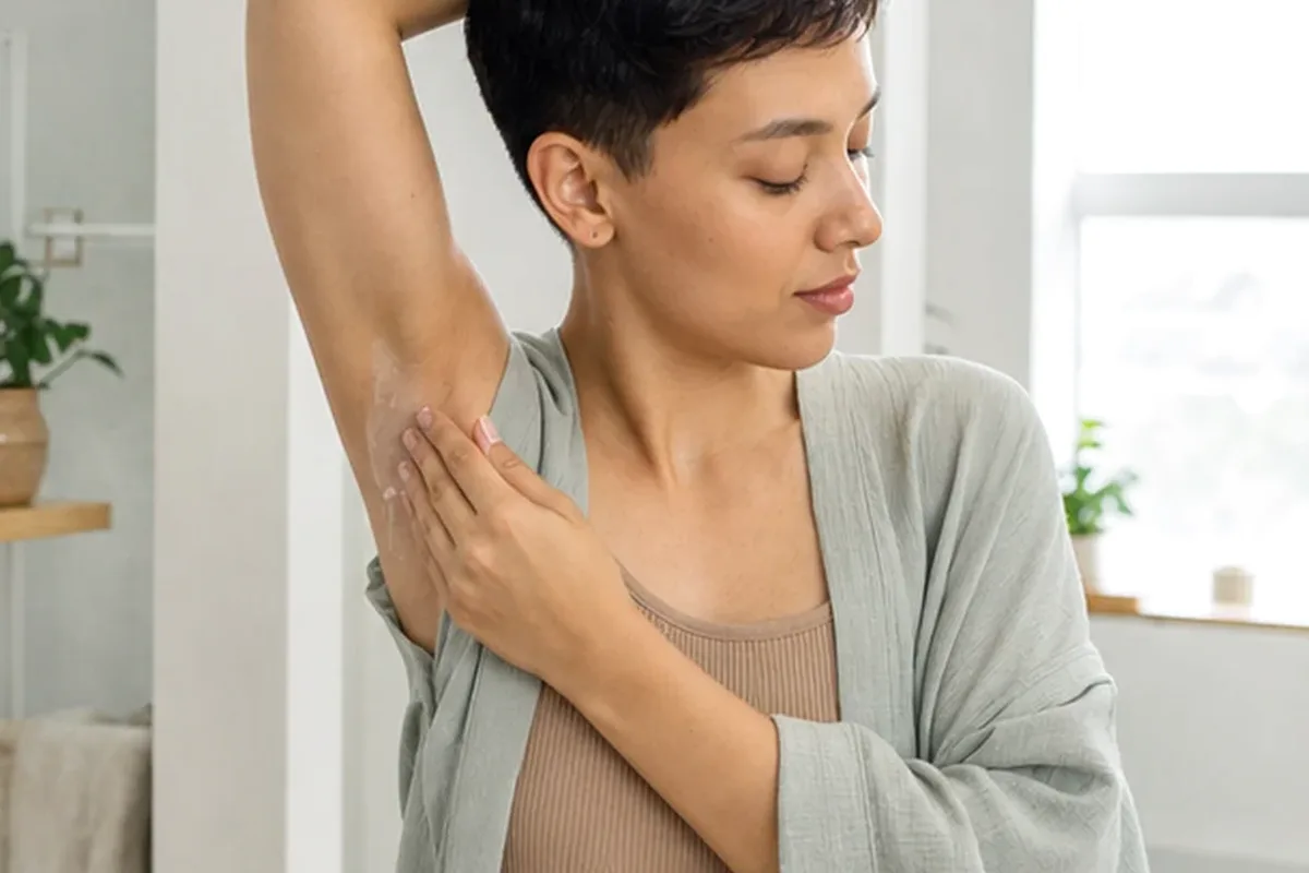 Authentische Beauty-Routine passend zum Thema Rasieröl bei eingewachsenen Haaren