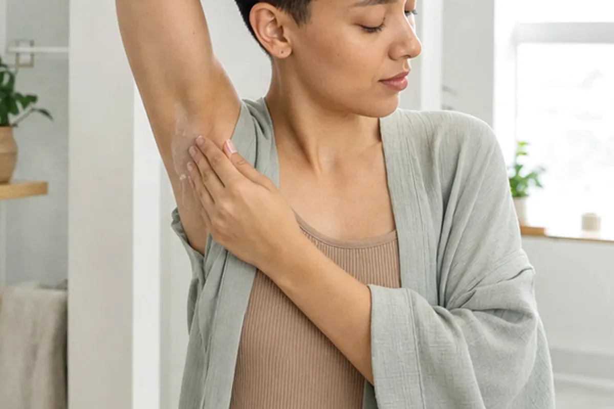Hochwertige Beauty-Inszenierung zu Auswahlkriterien für Body-Trimmer für feine Haare