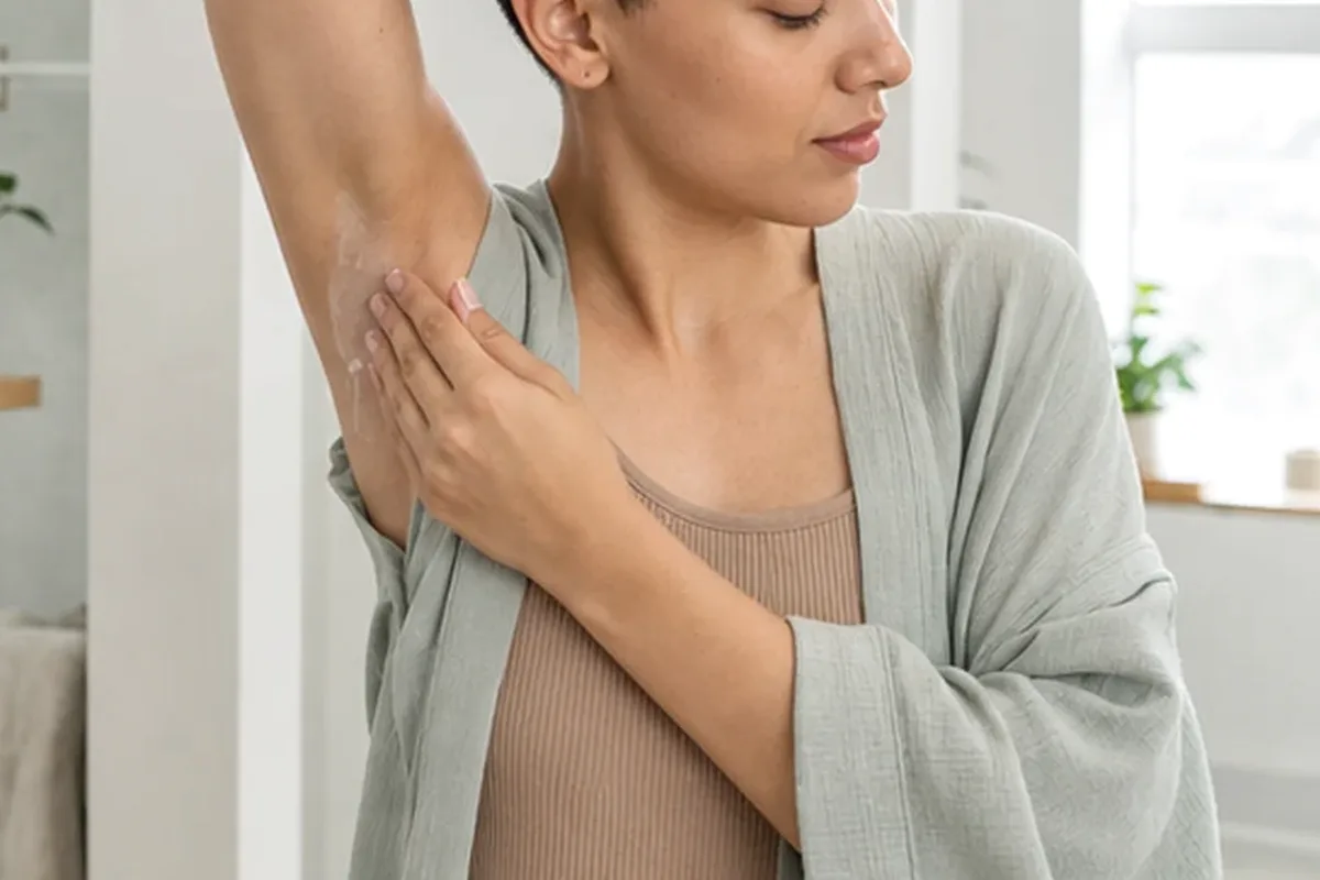 Redaktioneller Beauty-Moment zur Ausgangslage bei IPL-Gerät bei Rasurbrand