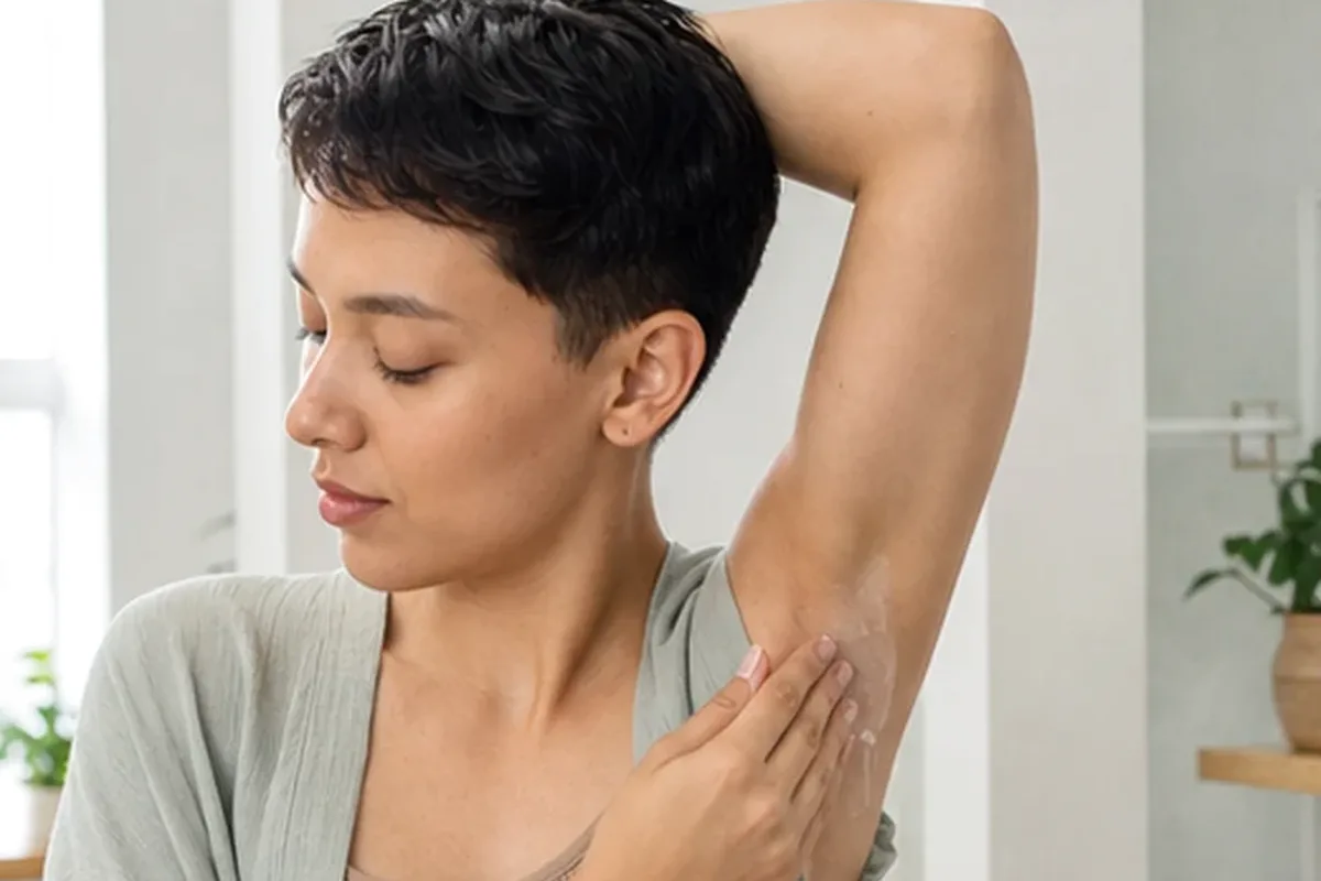Emotionaler und authentischer Anwendungsmoment rund um Bikinizonen-Trimmer für langanhaltende Glätte