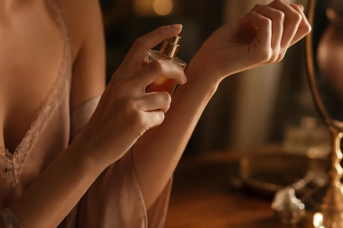 Redaktioneller Beauty-Moment zur Ausgangslage bei Eau de Toilette bei warmem Wetter