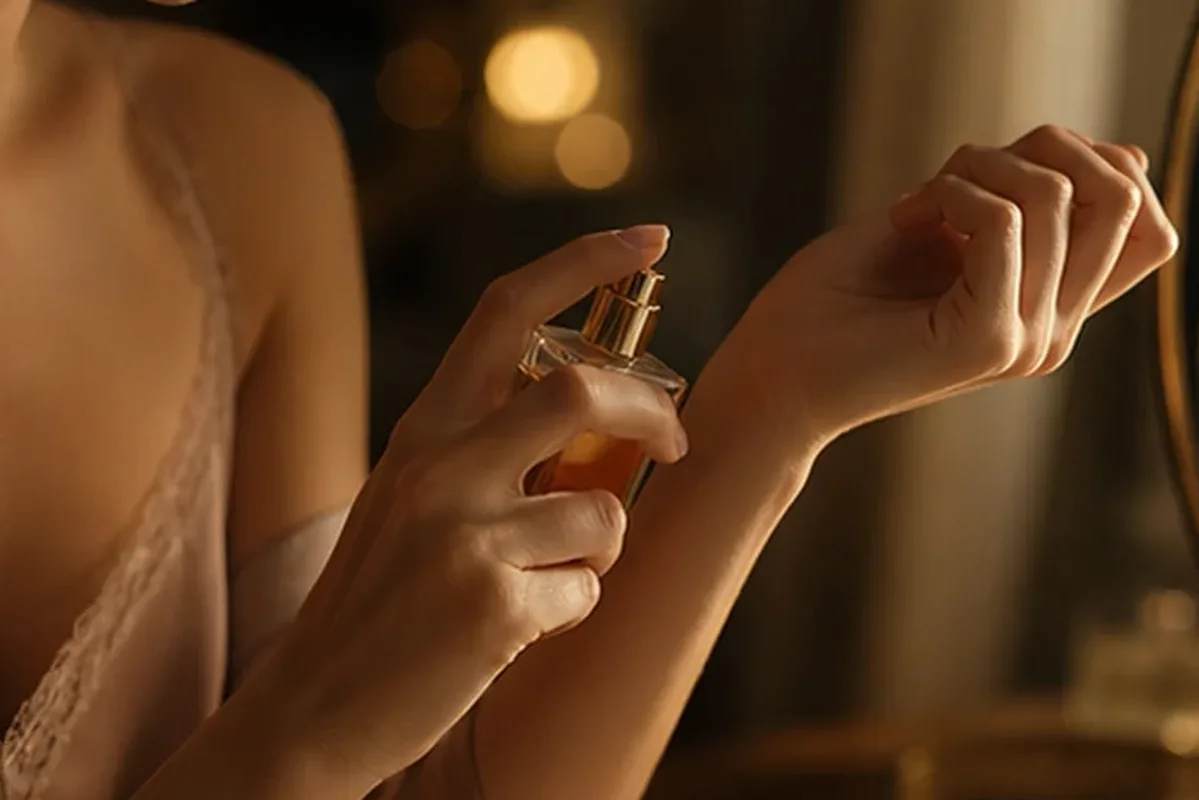 Redaktionelle Detailaufnahme zur Orientierung bei Winterparfum für Duftanfänger
