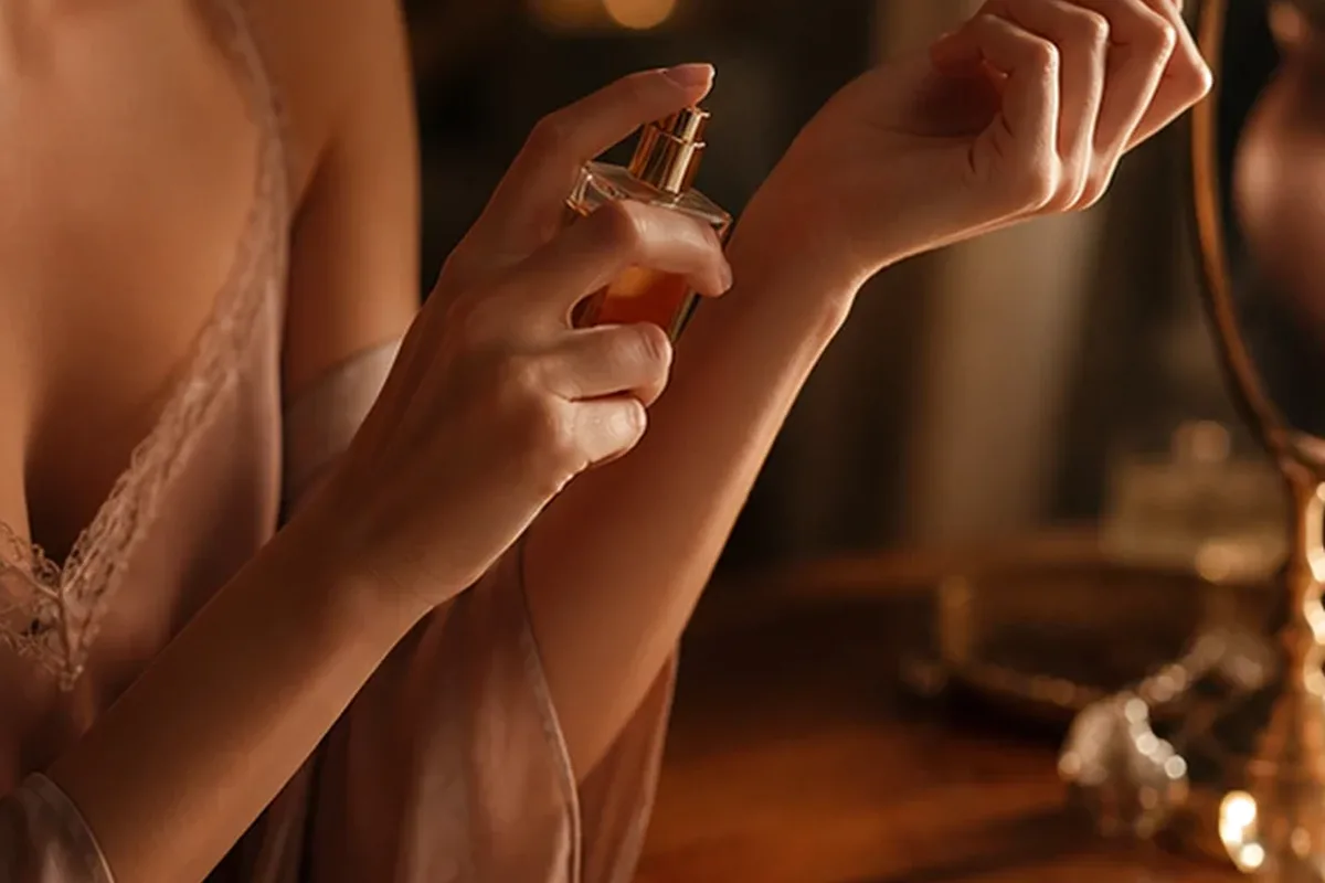 Authentischer Wohlfühlmoment passend zum Beauty-Thema Abendduft für sensible Nasen