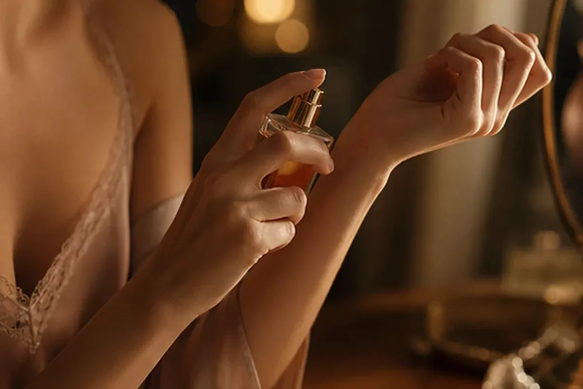 Authentische Beauty-Routine passend zum Thema Eau de Parfum für sensible Nasen
