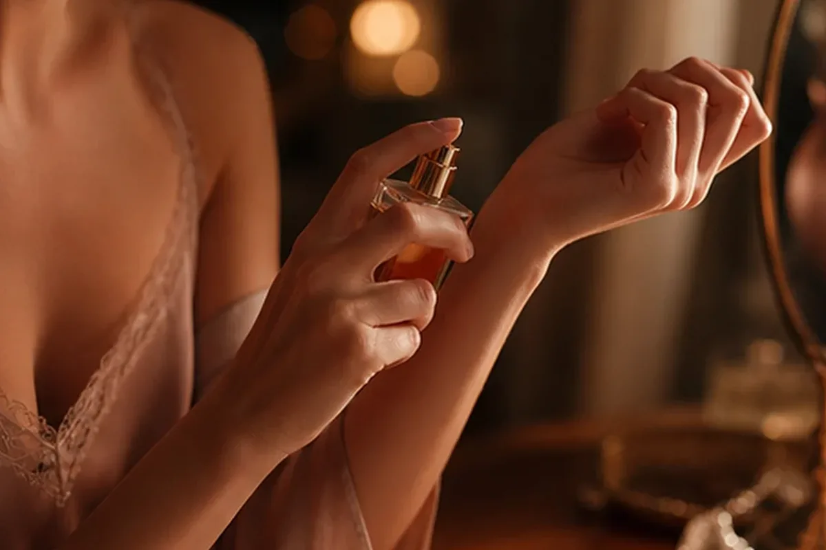 Authentischer Wohlfühlmoment passend zum Beauty-Thema Moschusduft für einen eleganten Stil