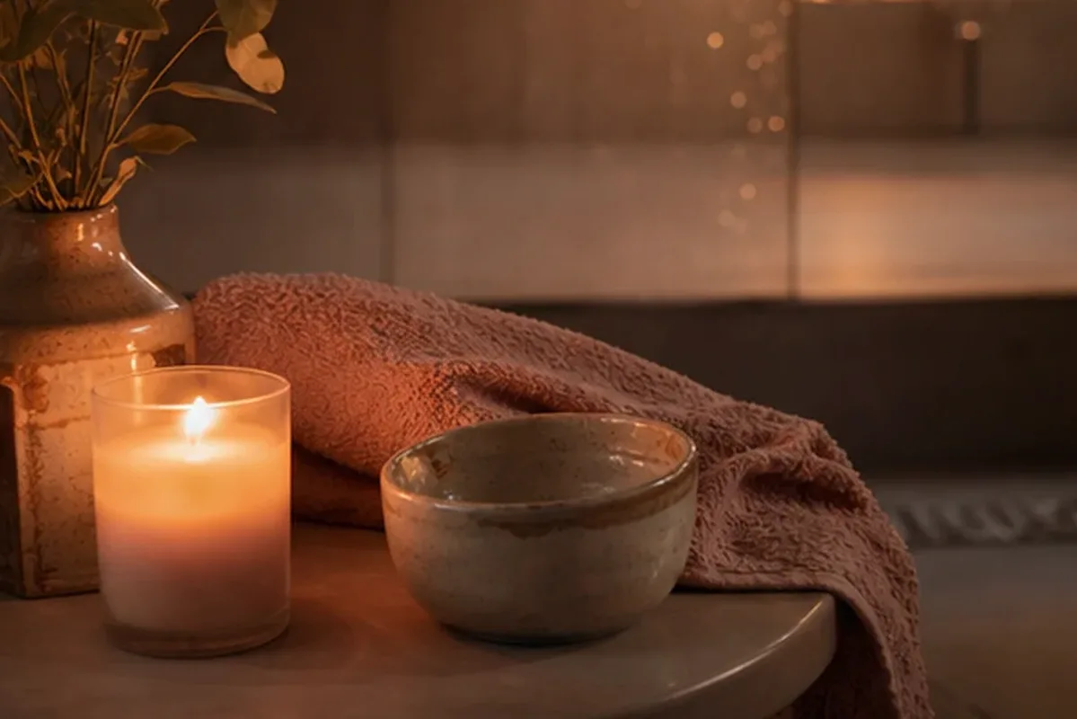 Emotionaler und authentischer Anwendungsmoment rund um Sommerparfum bei warmem Wetter