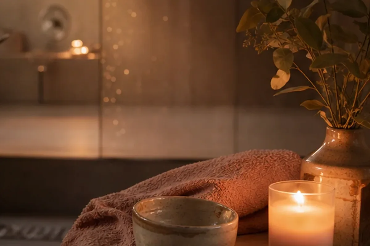 Authentische Beauty-Routine passend zum Thema Badezusatz für empfindliche Haut