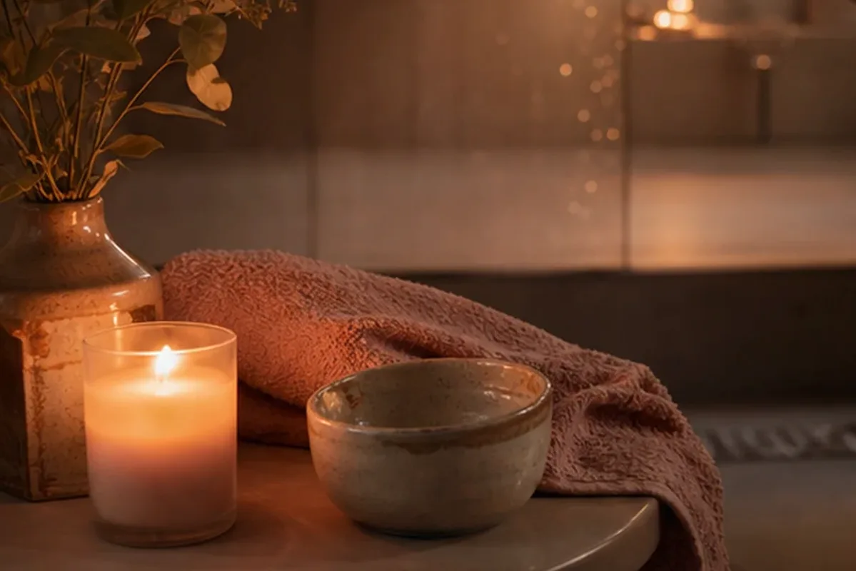 Redaktioneller Beauty-Moment zur Ausgangslage bei Abendduft für einen minimalistischen Stil