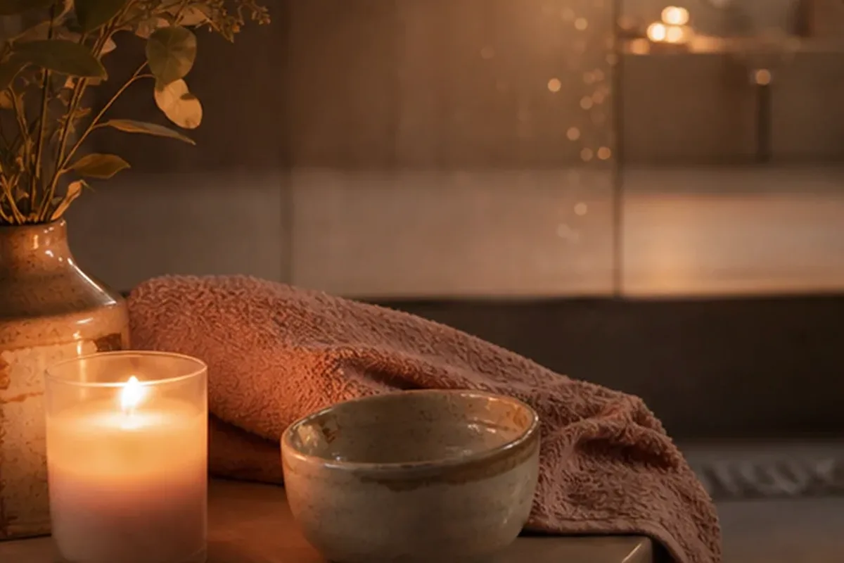 Emotionaler und authentischer Anwendungsmoment rund um Sommerparfum bei kaltem Wetter