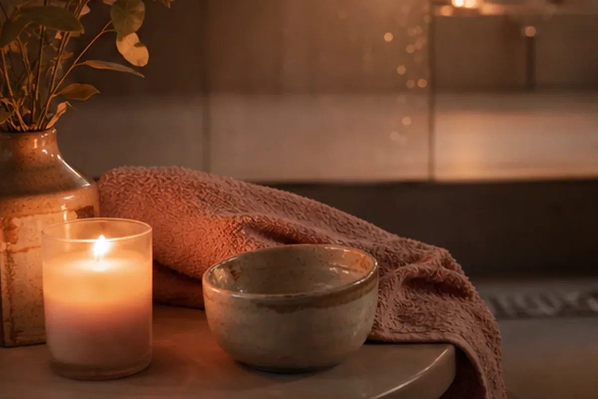 Redaktioneller Beauty-Moment zur Ausgangslage bei Abendduft bei kaltem Wetter