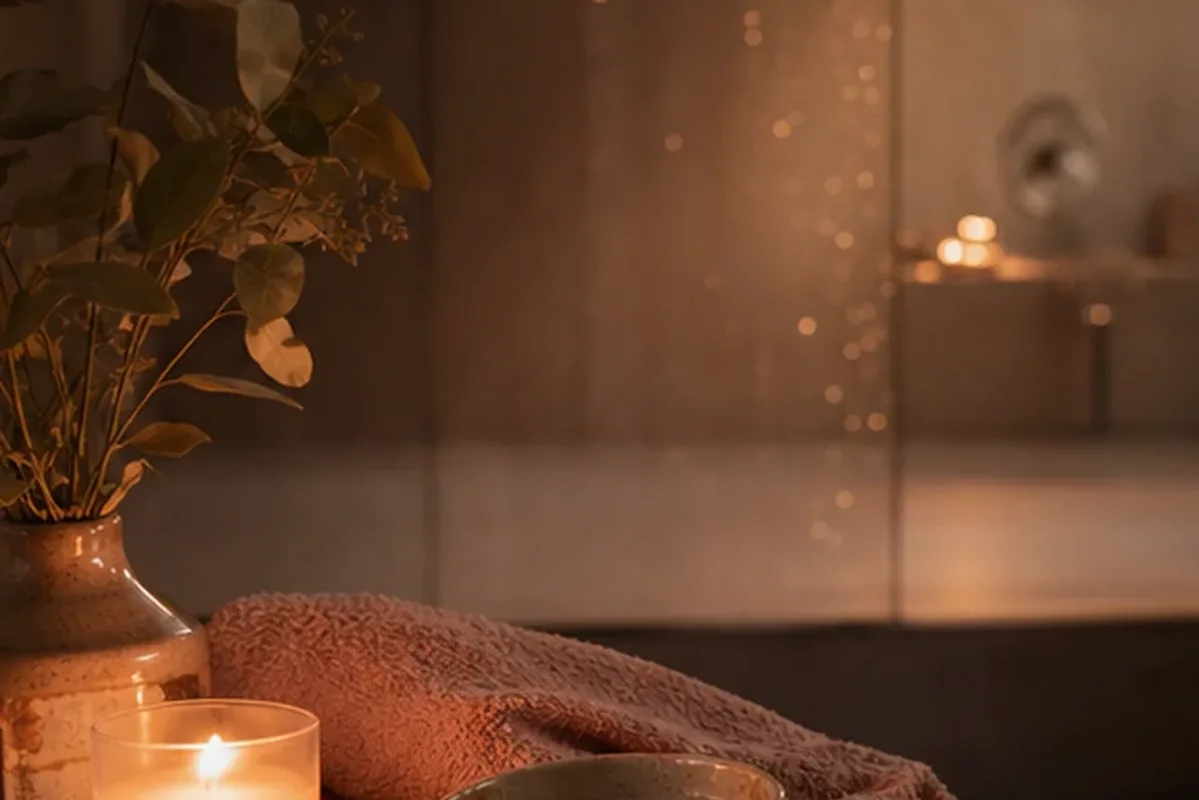 Authentischer Wohlfühlmoment passend zum Beauty-Thema Selbstbräuner für müde Füße