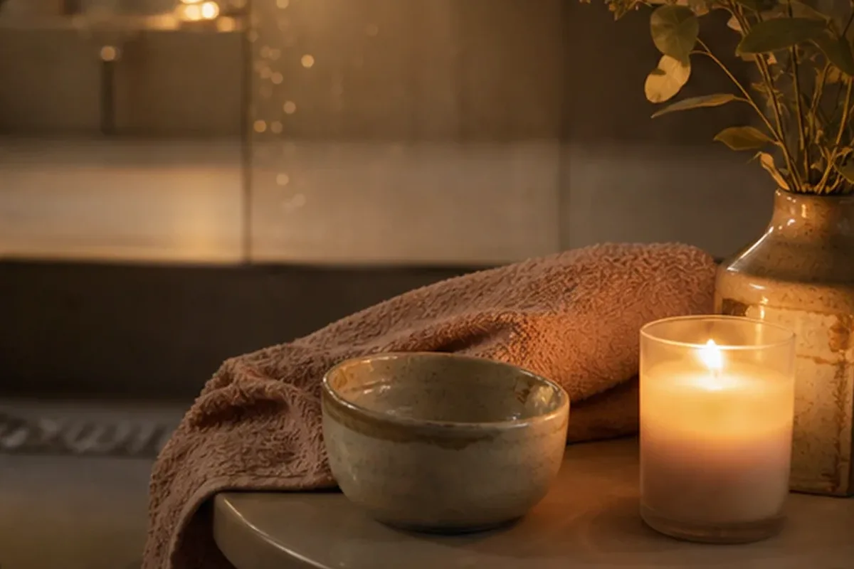 Redaktioneller Beauty-Moment zur Ausgangslage bei Körperpeeling für trockene Haut