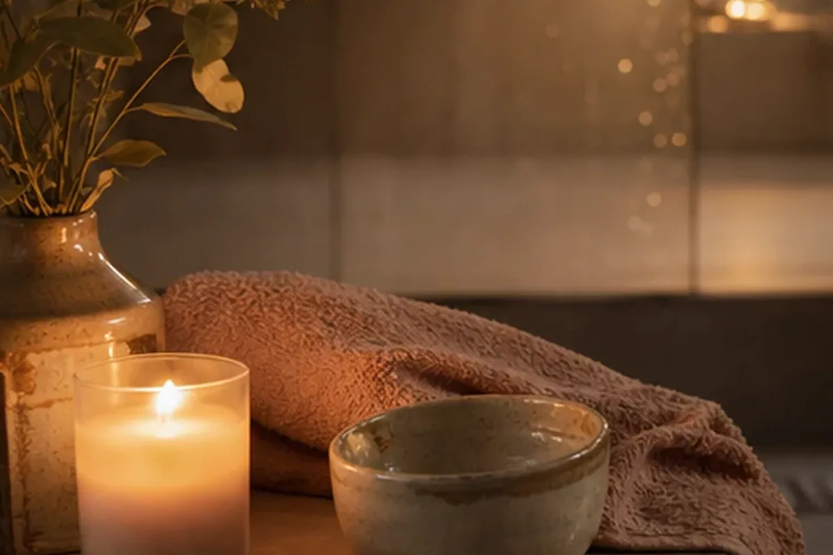 Authentische Beauty-Routine passend zum Thema Duschöl für müde Füße