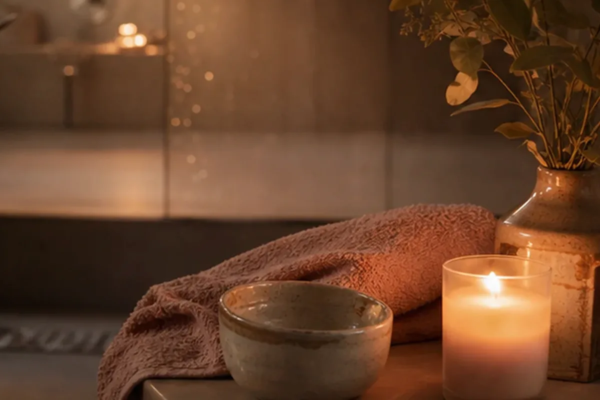 Authentischer Wohlfühlmoment passend zum Beauty-Thema Hornhautpflege für müde Füße
