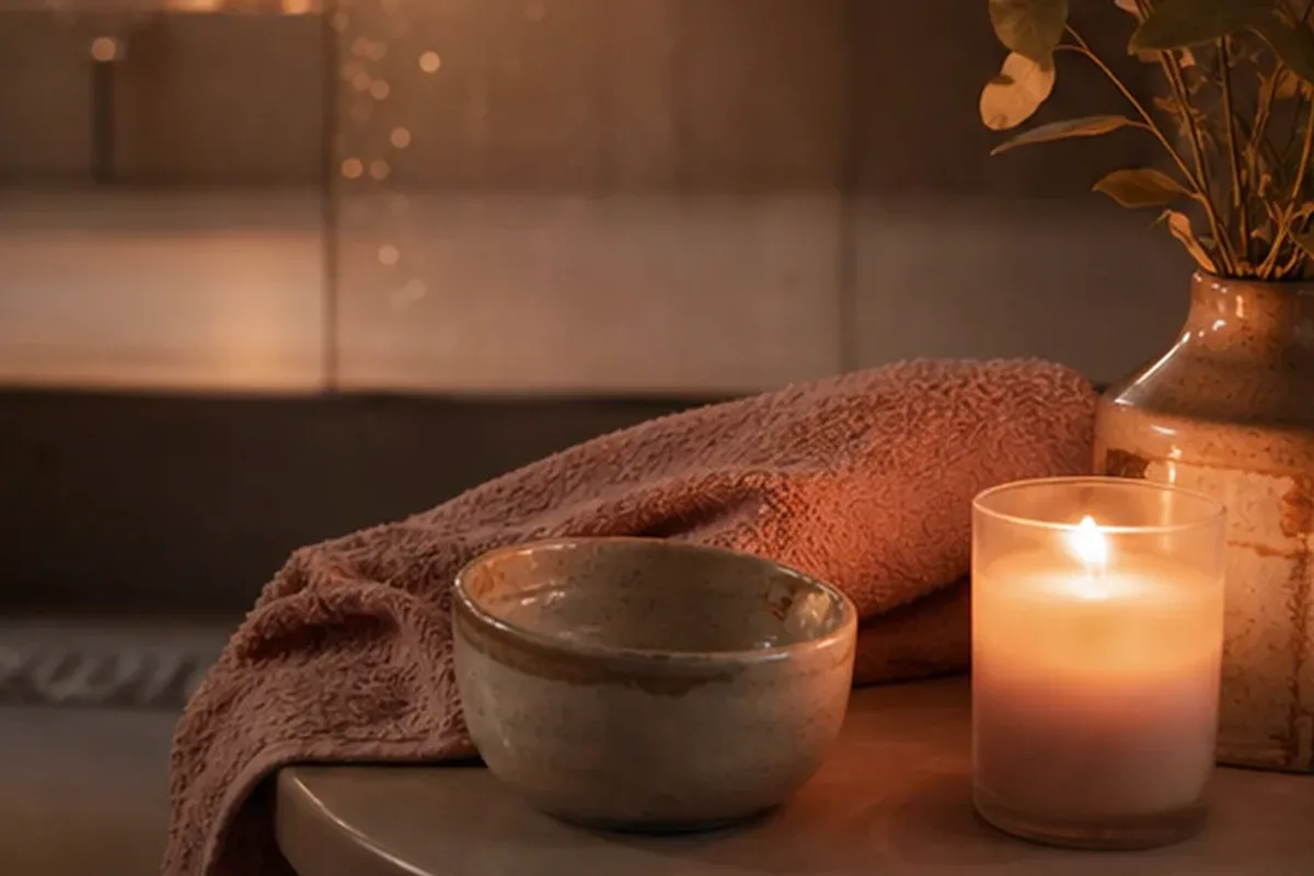 Authentischer Wohlfühlmoment passend zum Beauty-Thema Eau de Parfum bei warmem Wetter