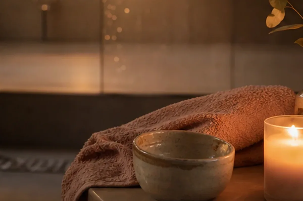 Authentische Beauty-Routine passend zum Thema Unisex-Parfum bei kaltem Wetter