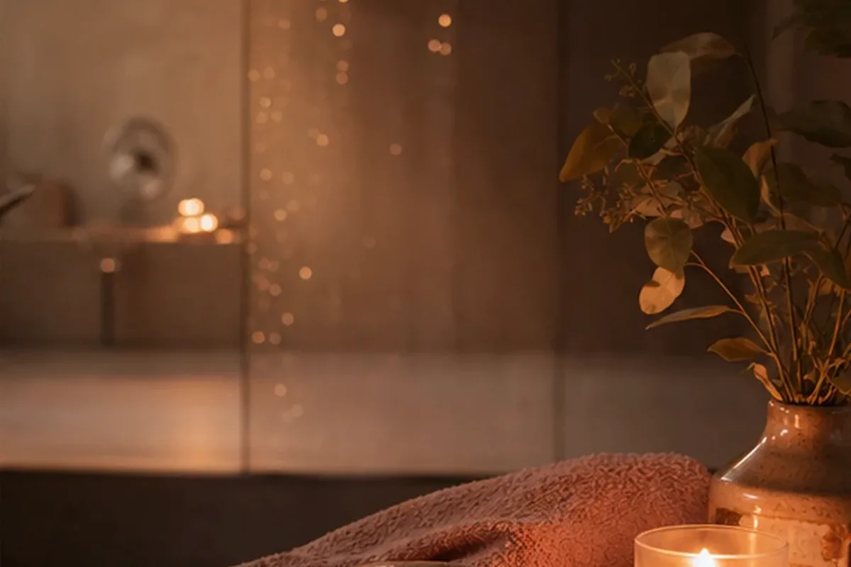 Authentischer Wohlfühlmoment passend zum Beauty-Thema Body Butter für trockene Haut